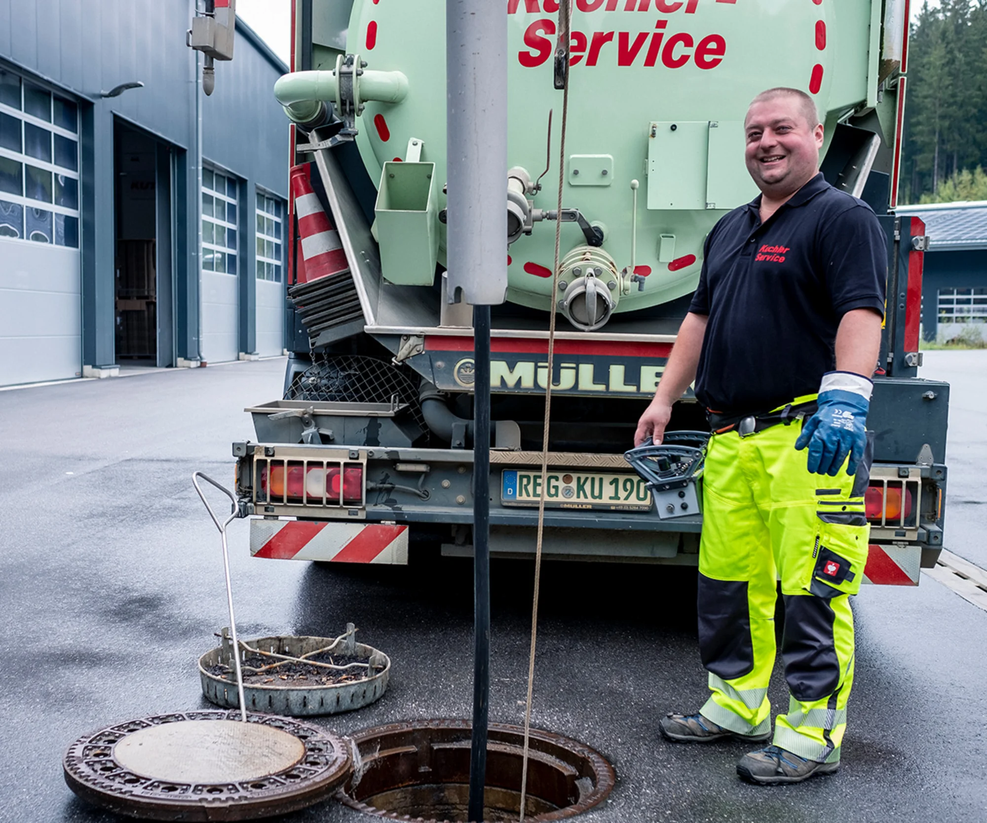 Kanalreinigung Wegscheid mit moderner Technik